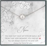 grace pearl necklace confirmation birthday logo