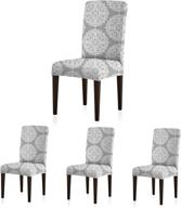 colorbird medallion slipcovers: stylish and removable restaurant chair protection logo