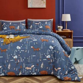 img 1 attached to Cottonight Bedding Cartoon Pattern Breathable
