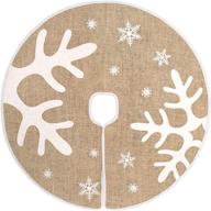 hohotime christmas snowflake printed decoration logo