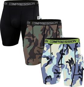 img 4 attached to Holure Sport Compression Shorts Underwear Sports & Fitness