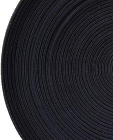 img 2 attached to 🔗 12mm Polypropylene Black Poly Polyester Boning with Cotton Cover - 12 Yards