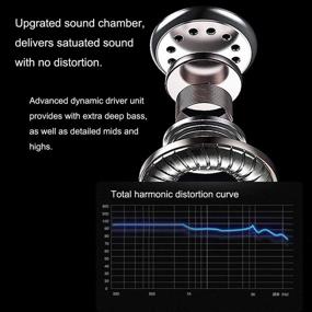 img 1 attached to KAKOM Red Noise Isolating Earbuds with Deep Bass & Remote Control - Compatible with iPhone, Samsung, iPad, iPod