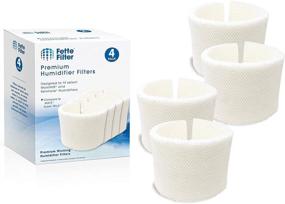 img 4 attached to 🌬️ Fette Filter - MAF2 Compatible Humidifier Wicking Filter. Pack of 4