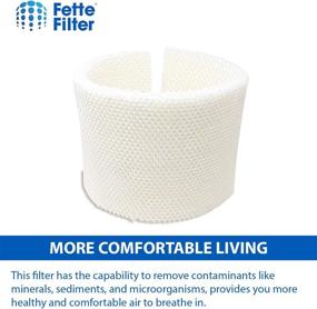 img 2 attached to 🌬️ Fette Filter - MAF2 Compatible Humidifier Wicking Filter. Pack of 4