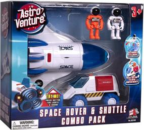 img 3 attached to Embark on an Out-of-This-World Adventure with Astro Venture Space Playset Astronaut