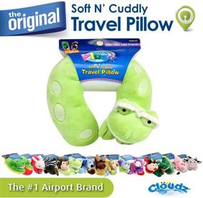 img 1 attached to 🐸 SEO-friendly Cloudz Frog Plush Animal Neck Pillows