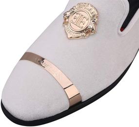 img 2 attached to ELANROMAN Loafers Handmade Fashion Wedding Men's Shoes in Loafers & Slip-Ons