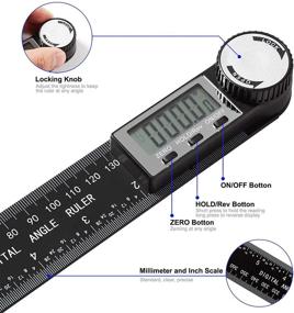 img 3 attached to 🔋 Woodworking Carpenter Construction Protractor - Battery-powered