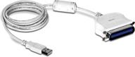 🔌 trendnet usb к параллельному конвертеру кабеля 1284: подключение параллельных портов принтеров к usb-порту длиной 2 м, совместимость с windows 10/8.1/8/7, mac os x 10.6-10.9, plug & play логотип