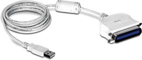 img 3 attached to 🔌 TRENDnet USB к параллельному конвертеру кабеля 1284: Подключение параллельных портов принтеров к USB-порту длиной 2 м, совместимость с Windows 10/8.1/8/7, Mac OS X 10.6-10.9, Plug & Play