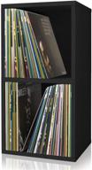 way basics 2-shelf cube book case: vinyl lp record storage solution in black (tool-free assembly, sustainable zboard paperboard, non toxic) логотип