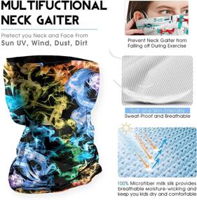 img 2 attached to Stay Warm in Style: Gaiters Full Coverage Bandanas Headband - Perfect American Girls' Accessories for Cold Weather