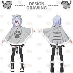 img 1 attached to 🎭 KINOMOTO Atsume Hooded Cosplay Costume: Channel Your Favorite Manga Character with Style!