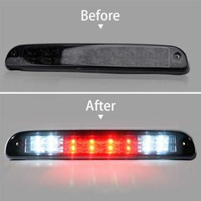 img 2 attached to Smoke LED Third Brake Light for Ford F250 F350 F450 F550 Super Duty 1999-2016, Ford Ranger 1993-2011, Ford Explorer Sport Trac 2001-2005 - High Mount Stop Light/Cargo Light Upgrade