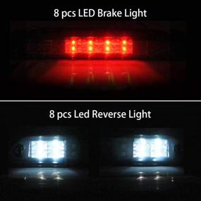 img 3 attached to Smoke LED Third Brake Light for Ford F250 F350 F450 F550 Super Duty 1999-2016, Ford Ranger 1993-2011, Ford Explorer Sport Trac 2001-2005 - High Mount Stop Light/Cargo Light Upgrade