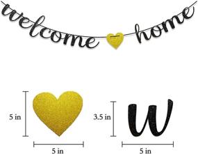 img 1 attached to Ushinemi Welcome Banner Glitter Decorations 1 Piece