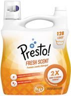 presto! concentrated liquid laundry detergent by amazon brand - fresh scent - 96 fl oz - 128 loads logo