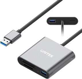 img 4 attached to 🔌 Unitek XQD/SD/TF Card Reader USB 3.2 Gen1x1 - High-Speed Adapter for Sony G&amp;M Series XQD and TF/SD/SDHC Cards - Windows, Mac, Linux Compatible