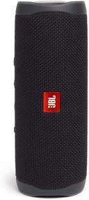 img 3 attached to 🔊 Пара черных портативных Bluetooth-колонок JBL Flip 5, водонепроницаемых для прослушивания в пути.