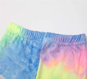 img 3 attached to 🦕 Julerwoo Girls Tie Dye Leggings - Dinosaur Printed Pants for Ages 2-10 Years