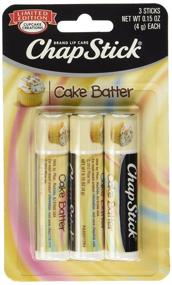 img 1 attached to 🎂 Chap Stick Lip Care - Limited Edition Cake Batter - 3 Count Sticks - Pack of 3 Packages - Buy Now!