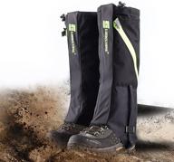 🏔️ ic iclover snow gaiters: waterproof 600d oxford leg boot cover for hunting, hiking, skiing, camping, climbing – high leg protection against biting, dust, mud, rocks and thorns logo