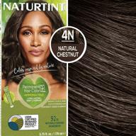 💯 получите длительные результаты с красителем для волос naturtint permanent hair color 4n natural chestnut - без аммиака, веганским и бесжестоким - до 100% покрытия седины логотип