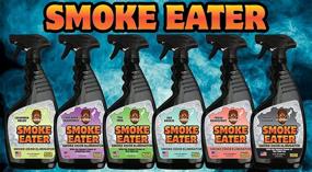 img 1 attached to 🌬️ Powerful Smoke Eliminator: Smoke Eater Spray - Molecular Level Breakdown for Clothes, Cars, Boats, Homes, and Office - Lavender Scented 22 oz Travel Bottle