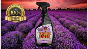 img 2 attached to 🌬️ Powerful Smoke Eliminator: Smoke Eater Spray - Molecular Level Breakdown for Clothes, Cars, Boats, Homes, and Office - Lavender Scented 22 oz Travel Bottle