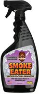 🌬️ powerful smoke eliminator: smoke eater spray - molecular level breakdown for clothes, cars, boats, homes, and office - lavender scented 22 oz travel bottle logo