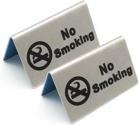 img 3 attached to 🏢 Stainless Steel Restaurant Smoking/Non-Smoking Indicator