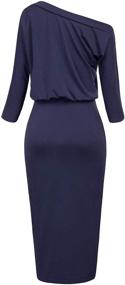 img 3 attached to GRACE KARIN Womens Shoulder Bodycon Women's Clothing for Suiting & Blazers