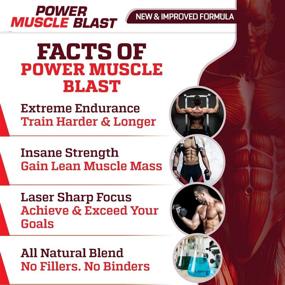 img 1 attached to Power Muscle Blast: Maximize Strength and Enhance Muscle Growth with an Advanced Blend for Performance, Endurance, and Growth Support