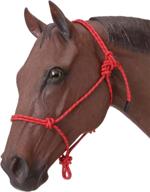 tough 1 poly rope tied halter for horses logo