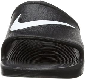 img 3 attached to Nike Shower Slide Sandals: Black Men's Athletic Shoes for Ultimate Comfort and Style