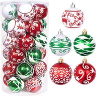 christmas ornaments shatterproof decoration colored 4 logo