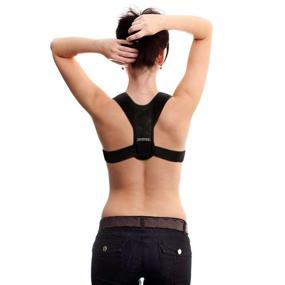 img 2 attached to 💪 Enhanced Posture Corrector by Back Brace Solutions: Enhance Your Posture Today and Experience Incredible Benefits/Alleviate Discomfort - Unisex Support to Rectify Poor Posture Slouching Hunching