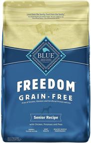 img 4 attached to 🐶 Blue Buffalo Freedom Senior Chicken Grain-Free Natural Dry Dog Food