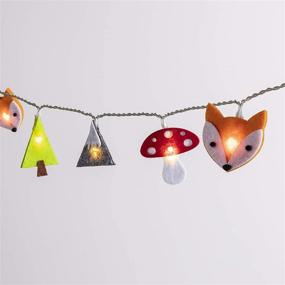 img 2 attached to 🌳 Enhance Kids' Bedrooms with Woodland Battery Operated LED Nursery String Lights from Lights4fun, Inc.