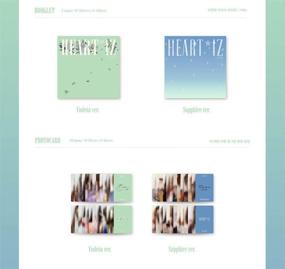 img 1 attached to 🎶 IZONE - HEARTIZ [Violeta ver.] Off The Record 2nd Mini Album: 1CD+106p Photobook+Clear Sleeve+Mini Photobook+2Photocards+Pop-up Card+Double Side Extra Photocards Set