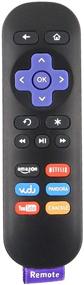 img 2 attached to 📺 Enhanced Roku Remote: Effortless Control with YouTube, Netflix, Crackle, Vudu Keys - Compatible with Roku 1 2 3 4 LT HD XD XS Streaming Player