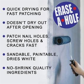 img 2 attached to 🔲 Erase-A-Hole: The Original Drywall Repair Putty - Quick & Easy Solution for Wall, Wood, and Plaster Holes, 4.5oz (1)