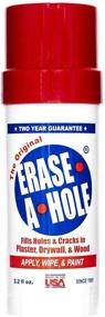 img 4 attached to 🔲 Erase-A-Hole: The Original Drywall Repair Putty - Quick & Easy Solution for Wall, Wood, and Plaster Holes, 4.5oz (1)