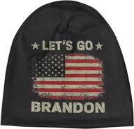 🧢 uiomy america flag beanie hat: winter warm skull cap for running, walking, camping, skiing - men and women logo