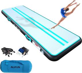 img 4 attached to ALIFUN Tumbling Gymnastics Inflatable Training