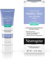 💆 neutrogena healthy skin anti-wrinkle retinol & vitamin e daily moisturizer with spf 15: oil-free face & neck cream with retinol, vitamin e, vitamin a & vitamin b5, 1.4 oz logo