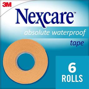 img 3 attached to 🏊 Nexcare Waterproof First Aid Tape for Water Activities - Tears Easily, 6 Rolls