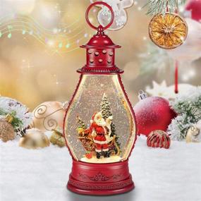 img 4 attached to Рождественский снежный шар с блестящим украшением