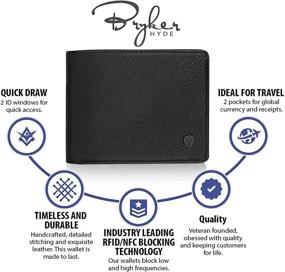 img 2 attached to 🧳 Maximizing Storage Efficiency: Window Wallet Bifold for Convenient Men's Travel Accessories